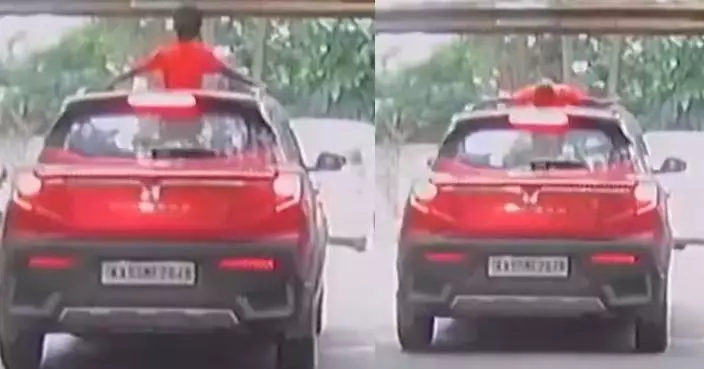 印度男童乘車伸頭出天窗撞限高桿 家長遭網民批疏忽照顧