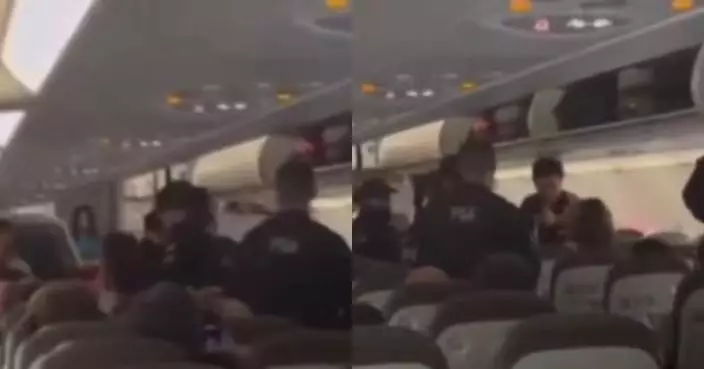 拒付行李超重費強行登機 阿根廷女乘客咬傷女警後被捕 全機乘客鼓掌