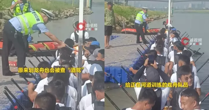 長沙龍舟隊隊員落水前排隊吹酒測？ 網民疑惑引管理方解釋背後原因