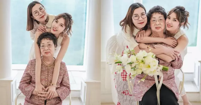 鄧凱文晒與媽媽婆婆三代同堂靚寫真 有感而發分享參選港姐原因