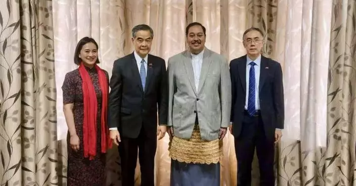 共享基金會湯加推動登革熱防控 梁振英晤王儲及首相簽合作備忘錄