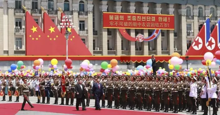 習近平展開對朝鮮國事訪問　金正恩平壤舉行盛大歡迎儀式