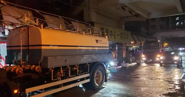 荃灣中心一期停電停水 中電提供臨時照明 水務署設水箱派水車支援