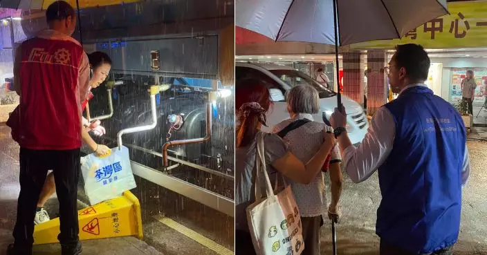 荃灣中心一期千戶停電停水 庇護中心開放暫住 關愛隊洗樓協助居民