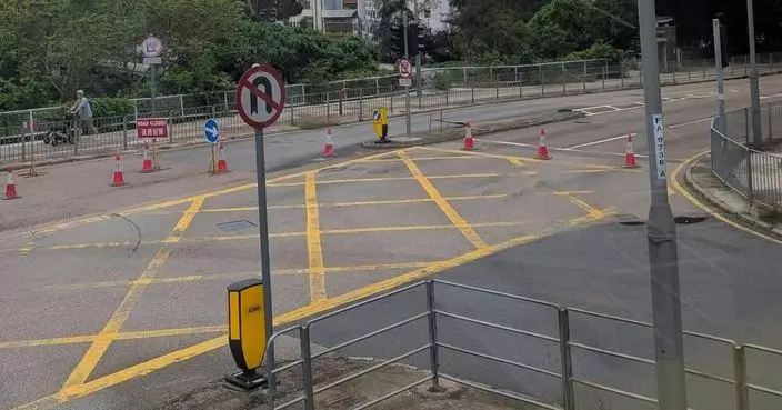葵涌葵福路完成路面修復 全線早上6時重開