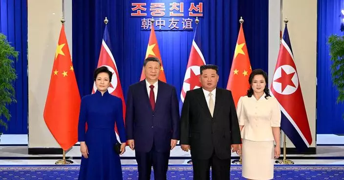 習近平出席金正恩舉行的歡迎宴會 強調推動中朝關係高水平發展
