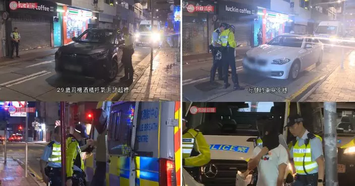 凌晨偕友消遣後轉場睇世界盃 銅鑼灣同一地點兩醉駕司機先後被捕