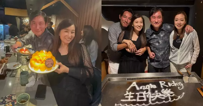 六月壽星合體！麥雅緻范振鋒齊攜眷歎鐵板燒店慶生