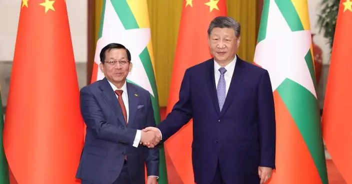 習近平與敏昂萊會談 願同緬方分享發展經驗打造中緬命運共同體