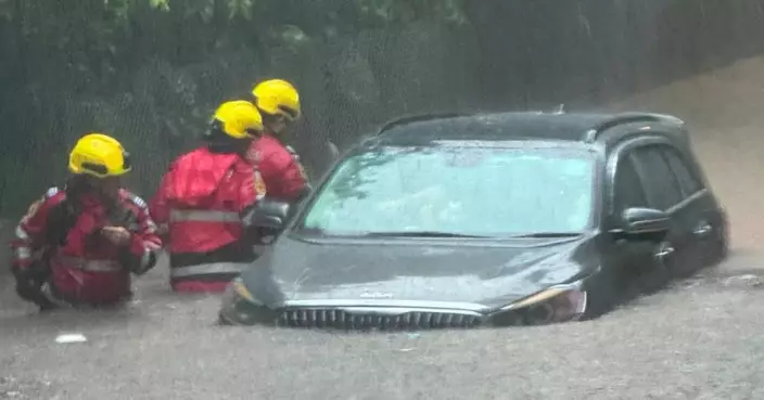 消防處稱日間接獲57宗水浸事故集中上水元朗一帶
