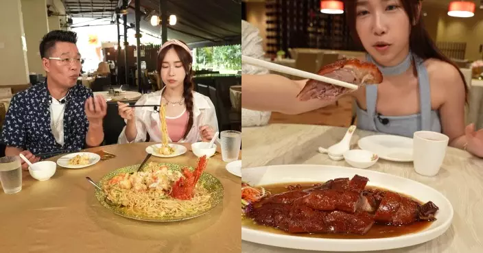 美食新聞報道｜林映暉平民區嚐名菜「龍蝦大過小女孩」 揭新加坡無鵝食之謎