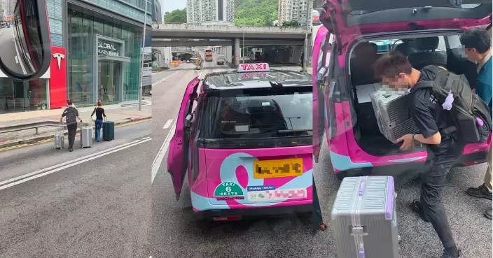 荃灣的士路中心停車落客 運輸署﹕涉事車隊已終止與司機合作
