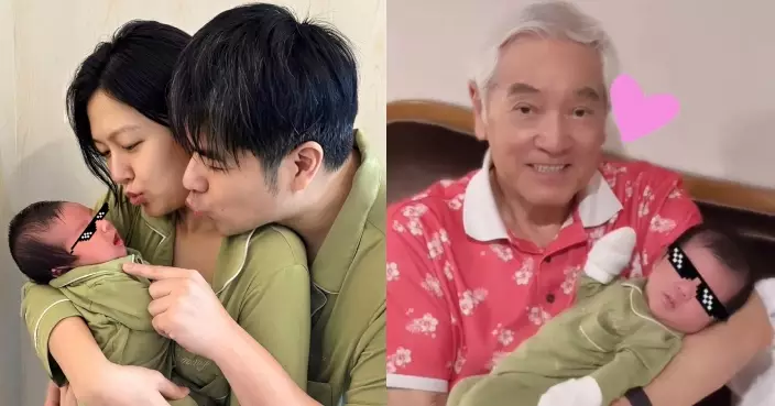 姜文杰迎首個父親節收爸爸祝福 感動晒秦沛抱孫女溫馨合照