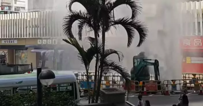 鰂魚涌太古城道爆水管已搶修 水務署：料明早重開受影響行車線
