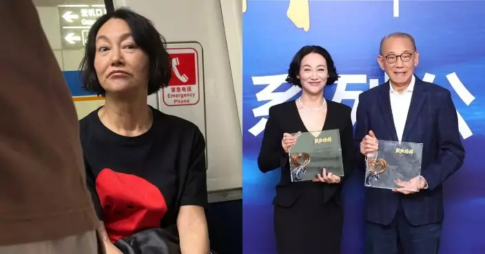 影后惠英紅商務艙零遮掩被偶遇 低調親民獲激讚 演藝公益雙領域貢獻獲表揚