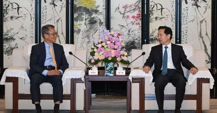 陳茂波晤陝西省委書記 雙方就進一步加強陝港兩地合作深入交換意見