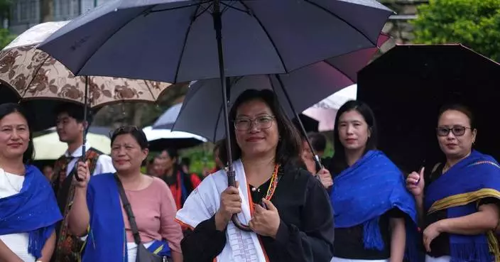 那加蘭邦性暴力案急增 那加族群冒雨上街促請當局伸張正義