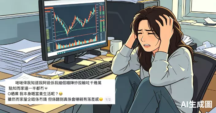 港女驚悉阿爸曾炒股輸千萬「富二代」夢碎！ 欲穿越時空阻止：做返個打工仔算啦！