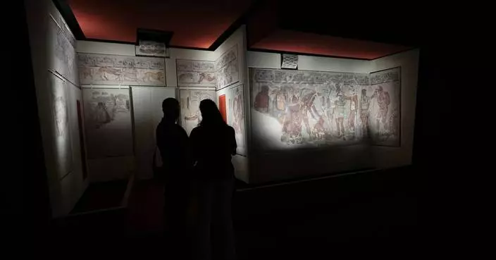 意大利展出伊特魯里亞古墓壁畫 斥資1500萬歐元購得