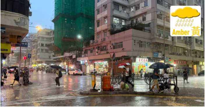 天氣 | 天文台：黃雨警告生效西貢東雨勢特別大 端午節有幾陣驟雨　