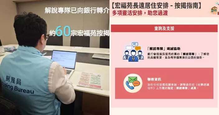 大埔火災｜何永賢：為宏福苑屋民提供「按揭指南」 協助了解銀行特別按揭安排