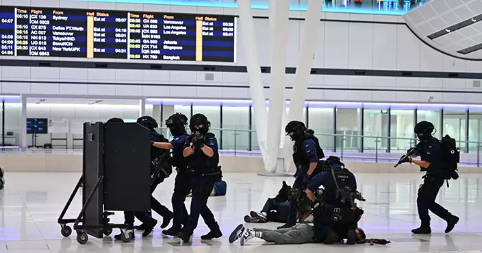 警方聯同多部門完成機場東涌反恐演習 為大型國際會議作準備