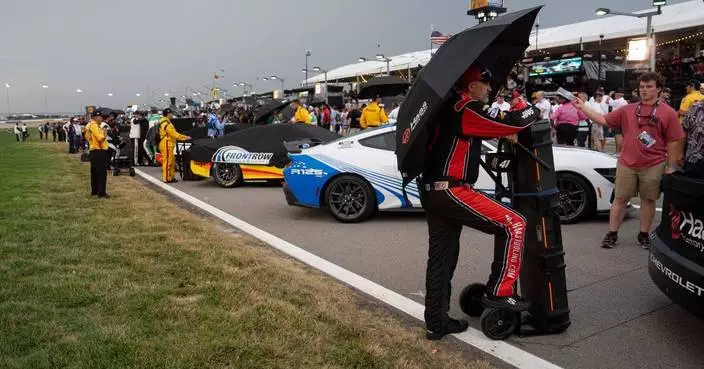 納什維爾超級賽道NASCAR盃系列賽因雨延遲 丹尼哈姆林獲桿位