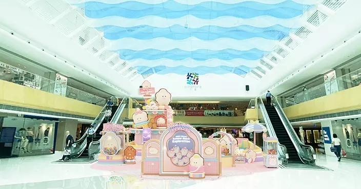 新港城中心化身Baby Namagaki夏日沙灘 蠔粉必到潮聖綠沙海、主題Café及限定精品