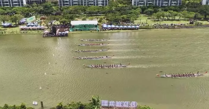 粵港澳龍舟隊珠海競渡 展現速度與團結迎接端午節