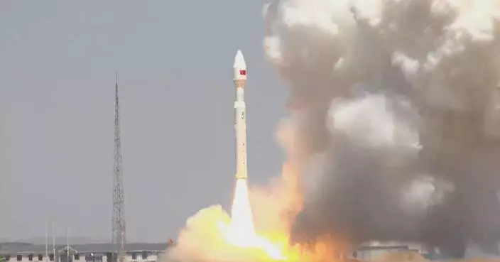 中國發射力箭一號遙十四運載火箭 搭載八顆衛星升空
