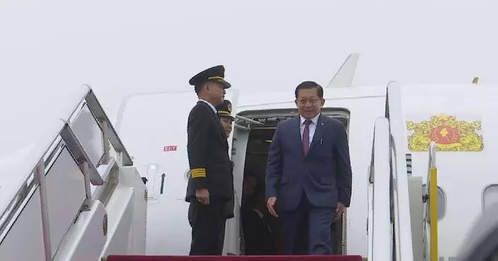 緬甸總統敏昂萊抵京展開國事訪問