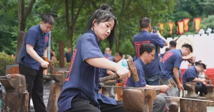 華東工匠端午節復興古老鍛劍技藝 龍泉寶劍傳承逾2500年歷史