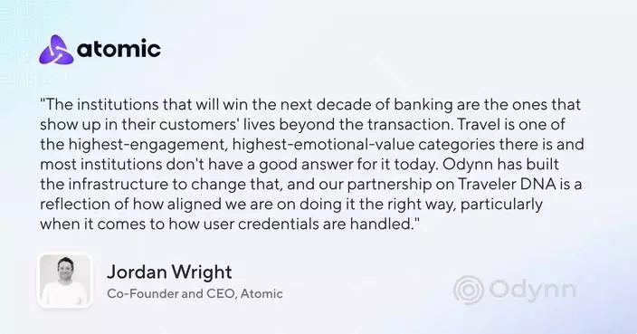 Atomic與Odynn合作 助金融機構贏得客戶主要信用卡地位