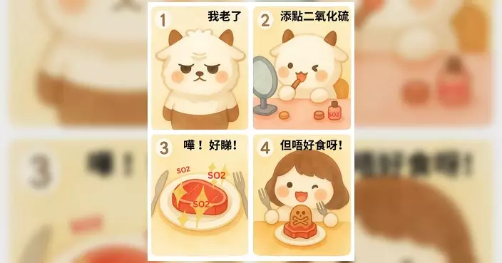 政府化驗所拆解「化學美顏肉」 提防二氧化硫營造虛假新鮮