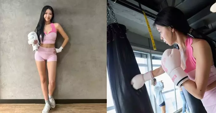 梁嘉莹Bra Top打拳晒澎湃上圍 自爆曾重154磅