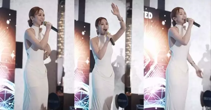 何沛珈開金口唱Beyond名曲 露美背主持獲讚人美歌甜