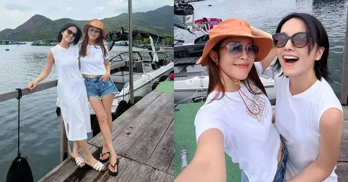 賴慰玲帶仔學滑水 與陳嘉寶出海傾唔停