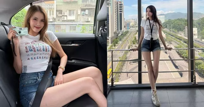 鄧凱文台灣旅行派福利 超貼身白Tee展澎湃身材