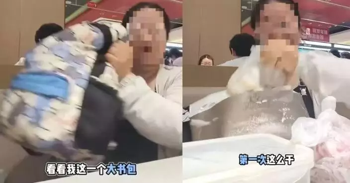 內地女海底撈用餐自備薯仔肉類 僅點少量食材還打包免費零食惹議