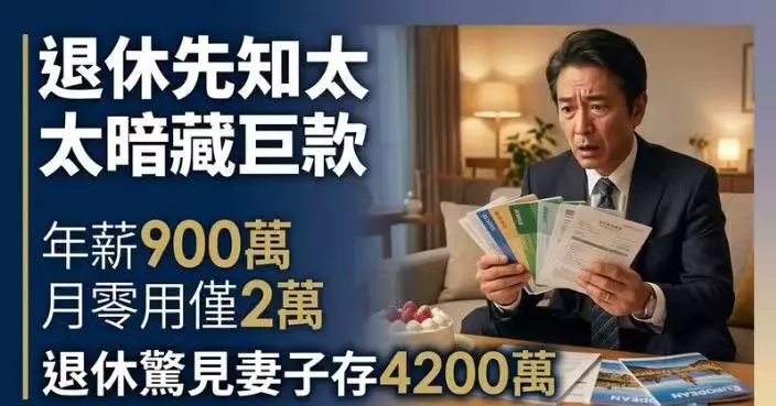 年薪43萬每月僅得近千蚊零用錢 日男退休才知妻子暗存逾200萬儲蓄