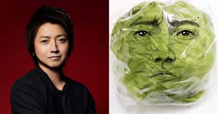 日男星「巨型憂鬱臉」登上生菜包裝 限量1萬份引網笑：好像在逼我買菜！