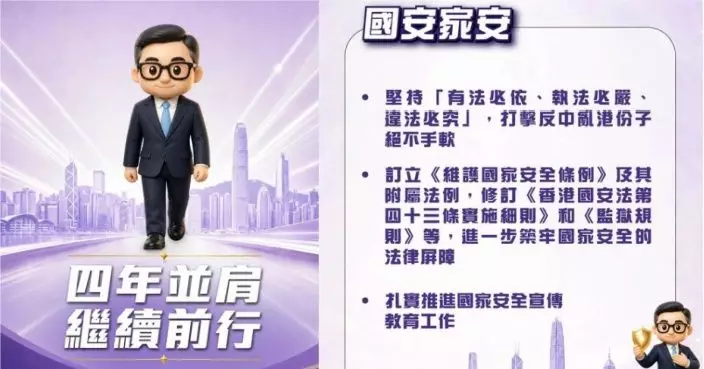 鄧炳強回顧上任四年工作：整體罪案下降5.9%　將持續強化國安