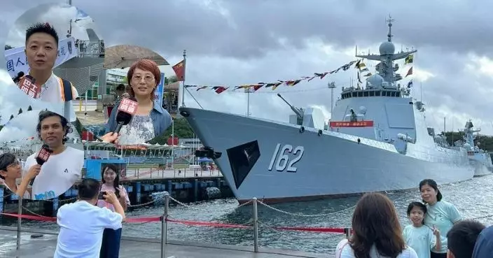 南寧艦編隊開放參觀 市民親睹戰艦內部感震撼 退役軍人：像回老家！