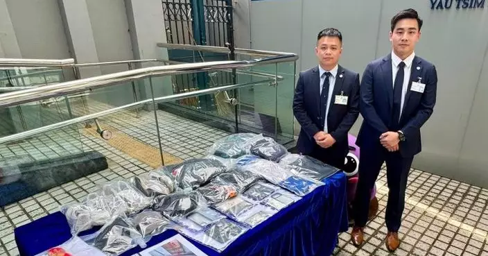 油尖警區拘捕9人涉淋紅油收數 包括4男4女中學生最細僅12歲