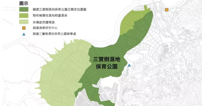 政府：三寶樹濕地公園提供生態友善魚塘生境　實現保育與養殖並行