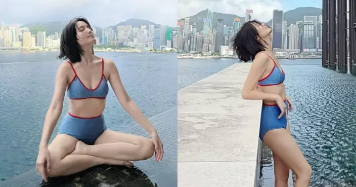 陳嘉寶罕PO泳照晒Fit爆身材 三女之母依然少女感滿滿
