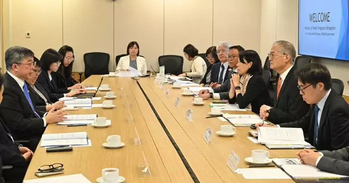 盧寵茂與新加坡保健衞生部代表團會面 就兩地中醫藥發展交流