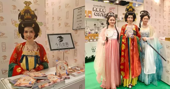 陳美濤書展出奇招 帶亞姐著古裝玩轉唐朝穿越