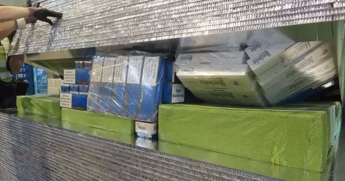 海關檢約40萬支私煙 不法分子掏空鋁板內部結構以收藏私煙