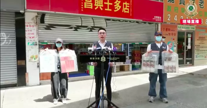 海關搜查報攤士多等檢13萬支私煙　包括「白牌煙」共值59萬拘11人